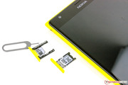 The SIM and micro SD cards are easy to remove.