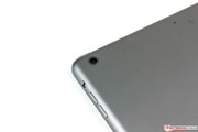 The iSight camera on the backside of the tablet has a resolution of 5 MP.
