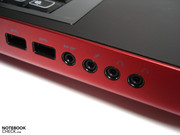 The left side offers two USB 3.0 ports.