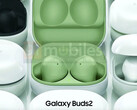 A new Galaxy Buds2 render. (Source: 91Mobiles)