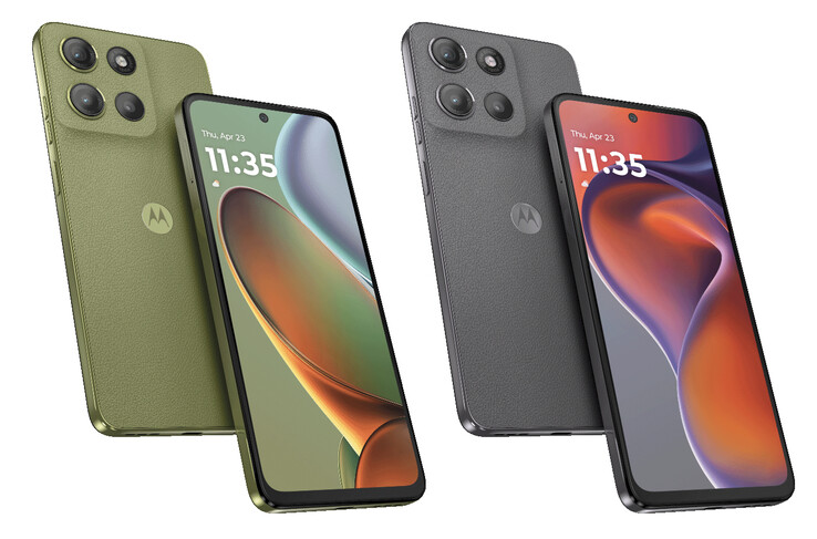 The Moto G15 Power has a relatively thick bottom chin. (Image source: Motorola)