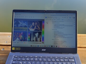 Acer Chromebook Plus CB514 outdoor use