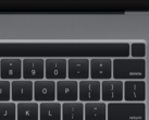 A leaked render of the new 16-inch MacBook Pro shows redesigned Touch Bar with separated Touch ID button.