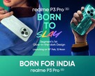 The Realme P3 Pro has a glow-in-the dark design. (Image source: Realme)