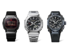 From left to right, Casio G-Shock GM-5600 'Rui Hachimura' collab, the GM-B2100SD-1C, and the MTG-B4000. (Image source: @geesgshock on Instagram)