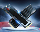 The 9100 PRO series will be sold with 8.8~11.25 mm thick heatsinks. (Image source: Samsung)