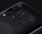 The transparent cover gives a glimpse at an artistic sheet of aluminum for the Mi 9 Explorer Edition. (Source Weibo/Xiaomi)
