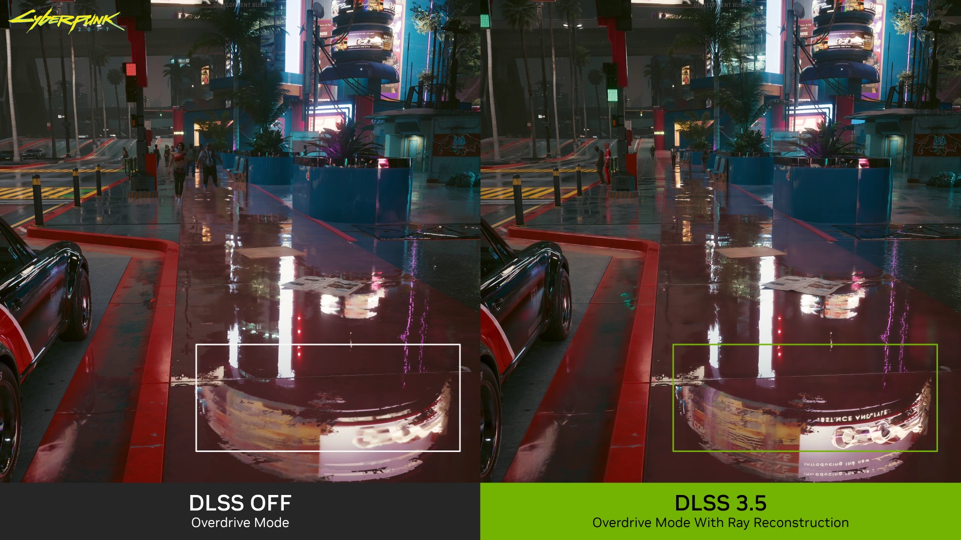 Cyberpunk 2077 RTX Overdrive Mode vs OFF Graphics Comparison