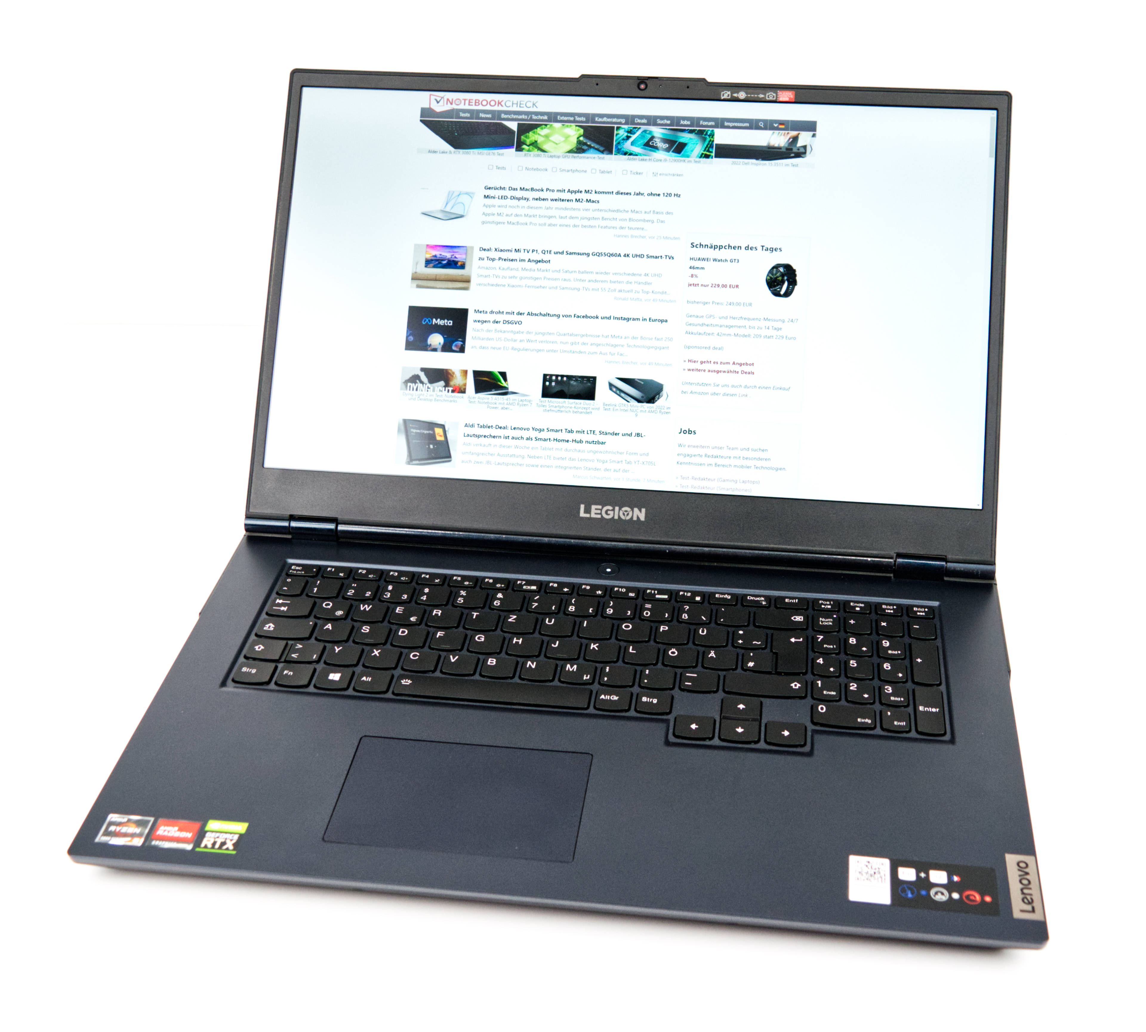 Lenovo Legion 5 15ACH6H 15.6´´ R7-5800H/32GB/1TB SSD/RTX 3070 8GB Gaming  Laptop Blue