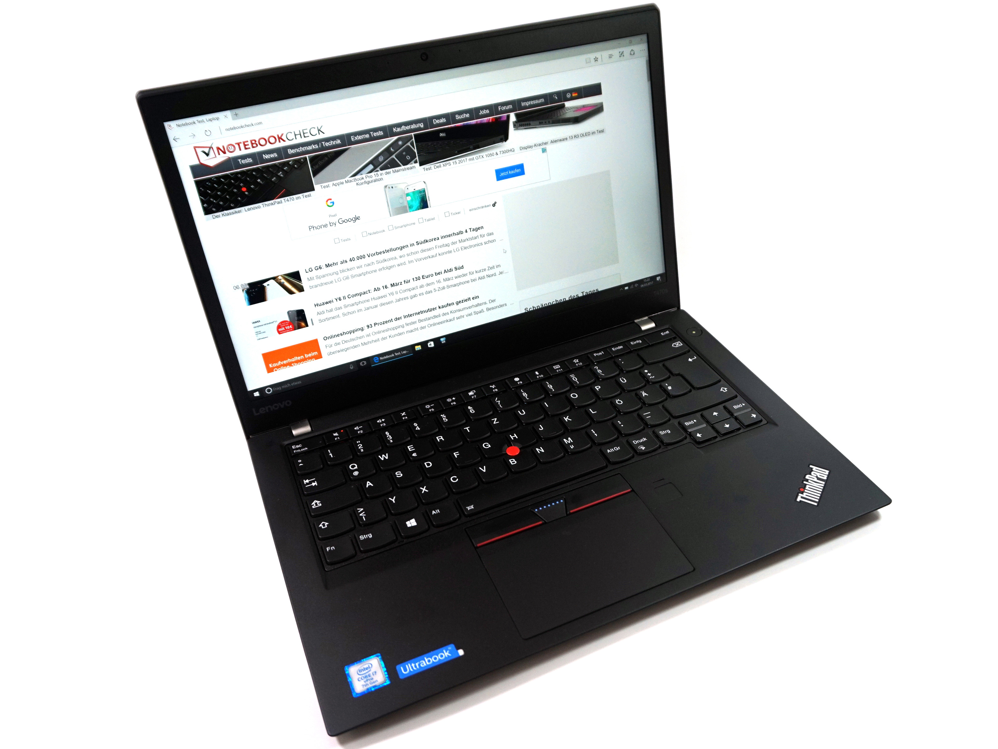 Lenovo ThinkPad T470s (Core i7, WQHD) Laptop Review