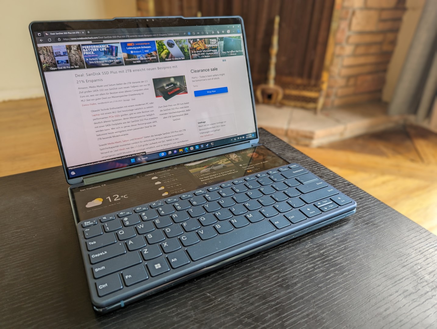 Lenovo Yoga Book 2018 review: The keyless keyboard returns, now in E Ink