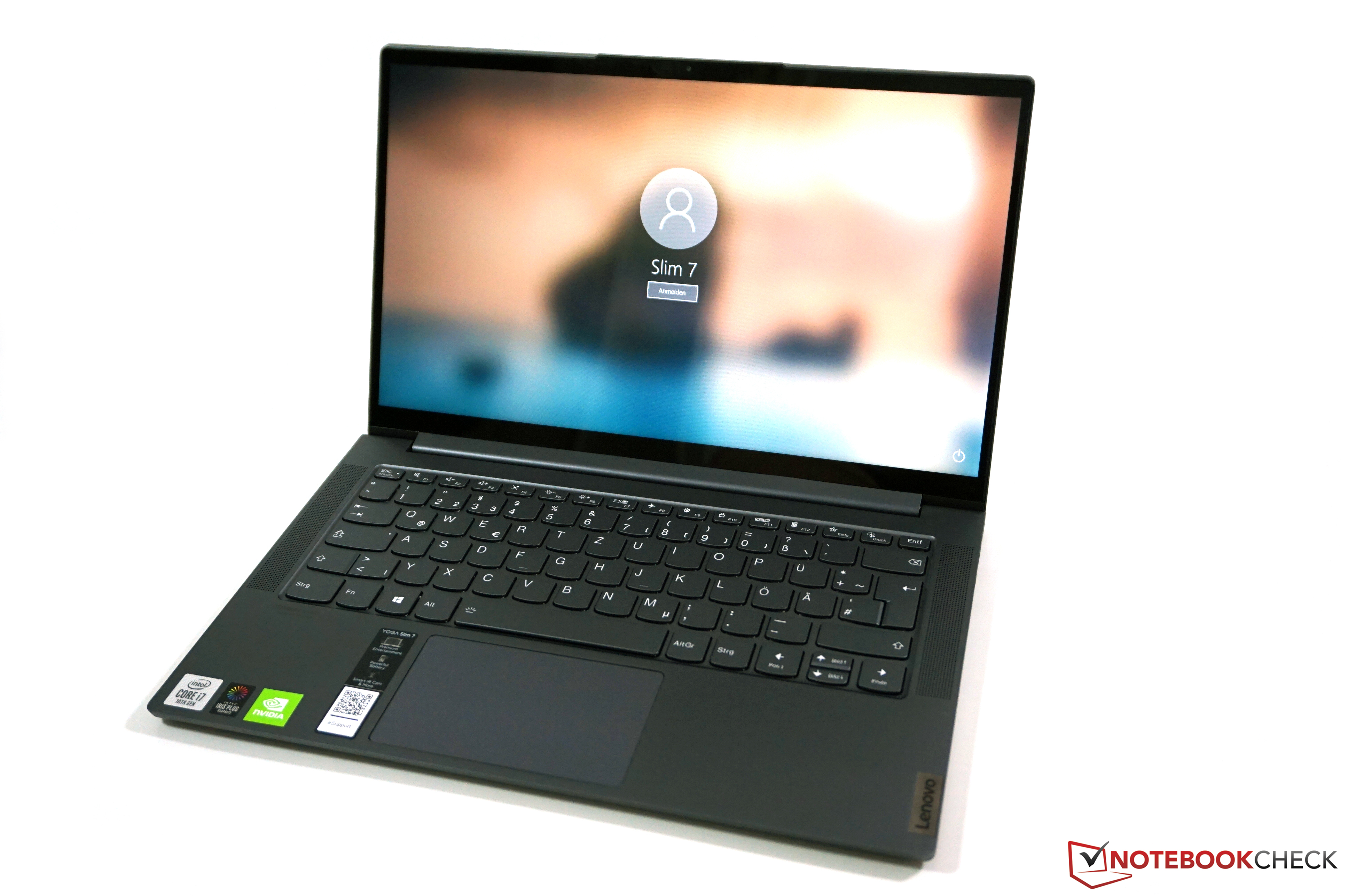 Lenovo Yoga Slim 7 14 laptop review - With GPU against AMD - NotebookCheck.net