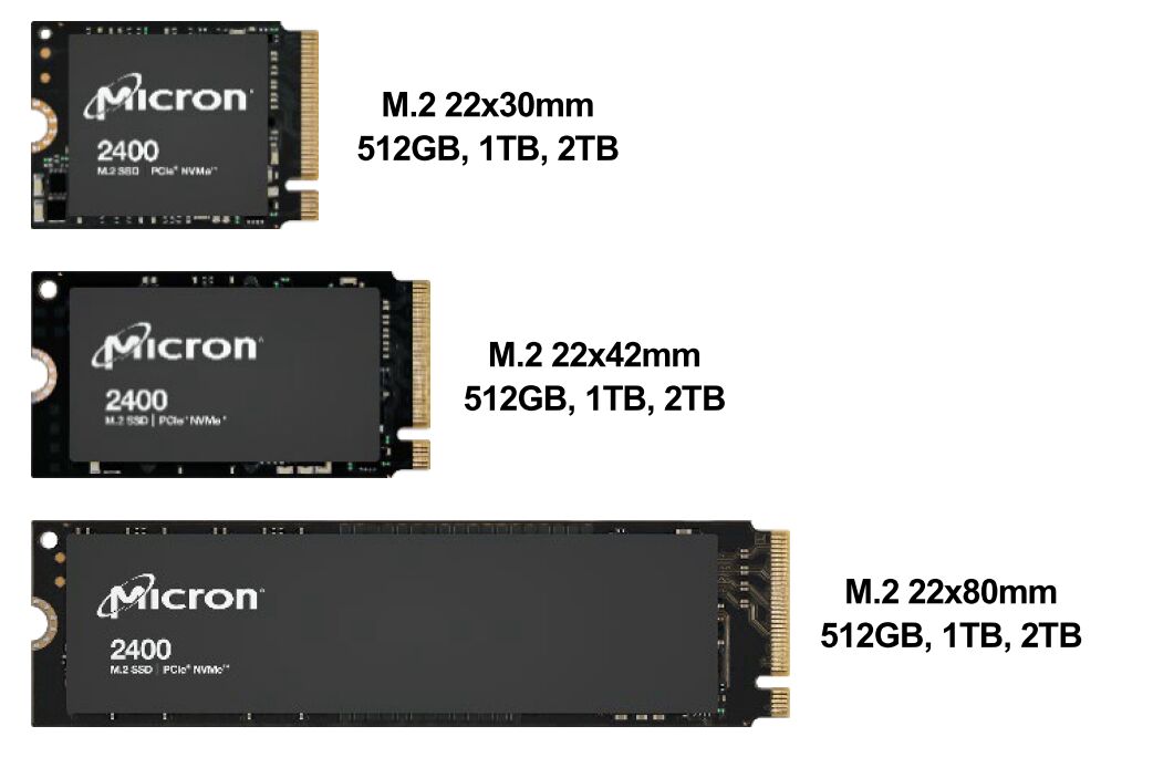 Micron 2400 2TB SSD ROGALLY STEAMDECK-