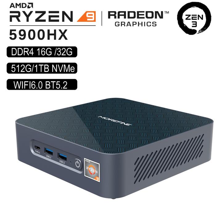 Morefine S500+ in review: AMD Ryzen 9 5900HX with 32 GB of RAM and 