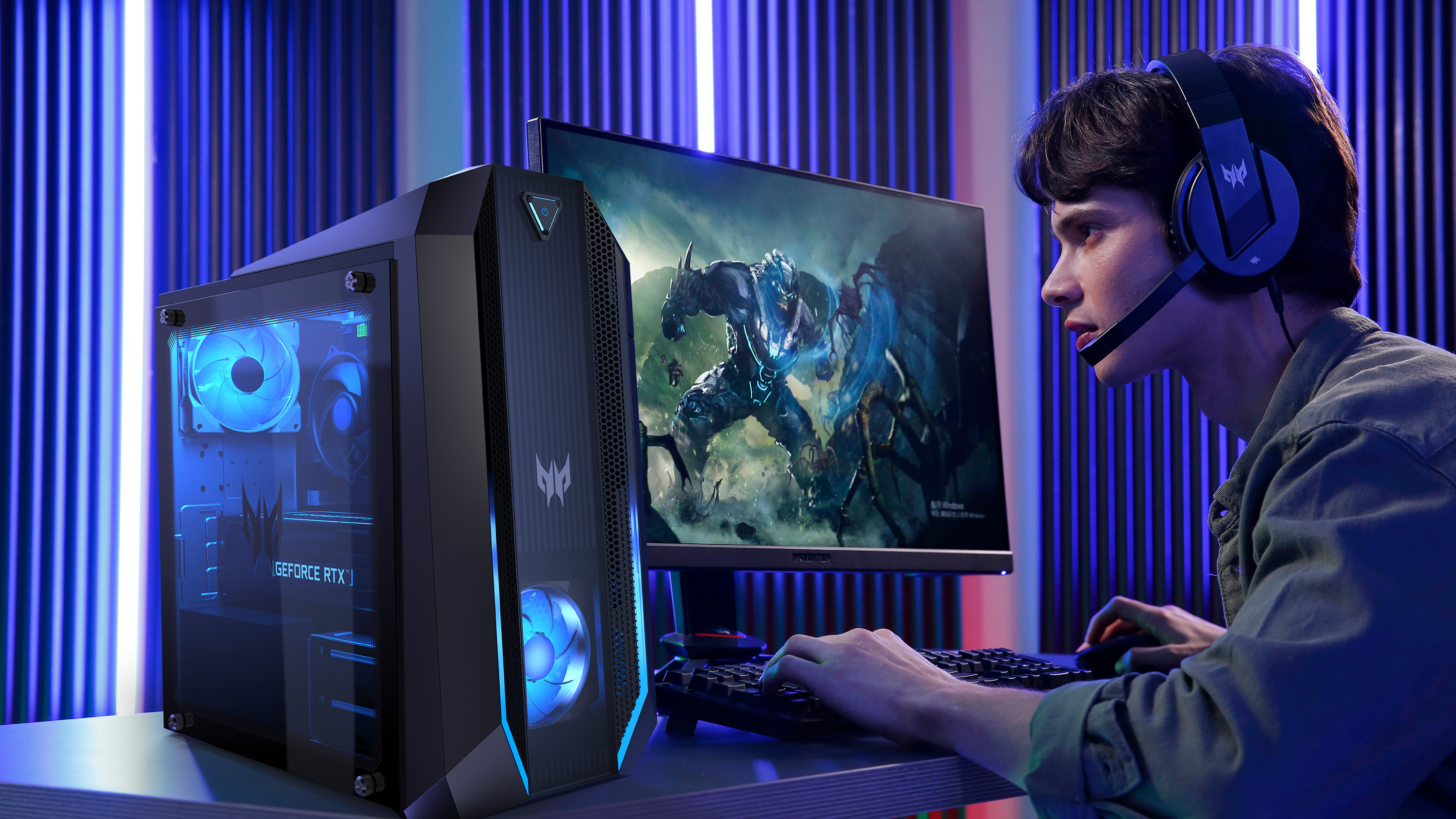 Acer Predator Orion 3000 Gaming Desktop Now Configurable With An Intel Core I7 And Nvidia Geforce Rtx 3070 Notebookcheck Net News