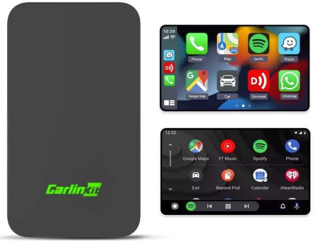 CarlinKit 5.0 Wireless Appl e CarPlay Android Auto Multimedia Video Play  Adapter