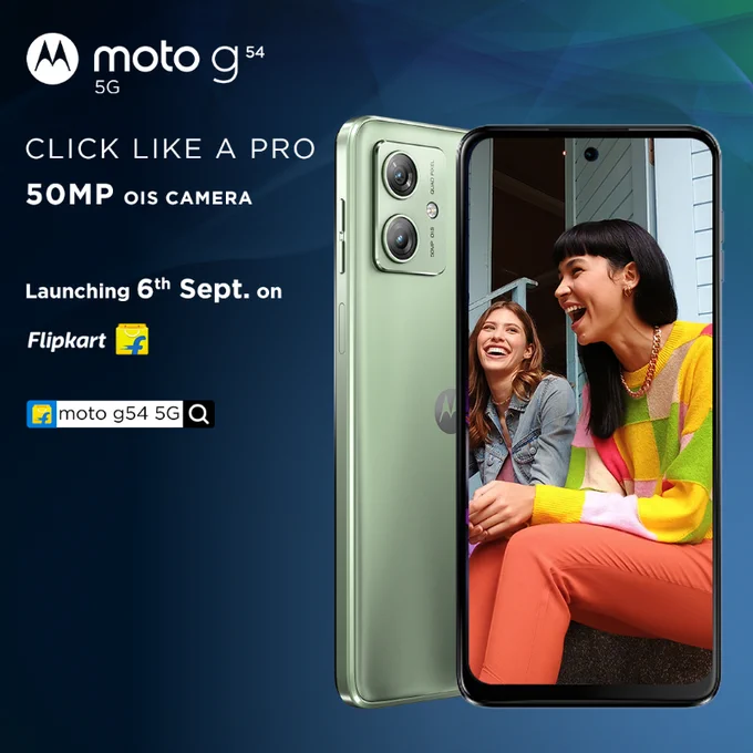 Sale Of Moto G54 5G Starts Today