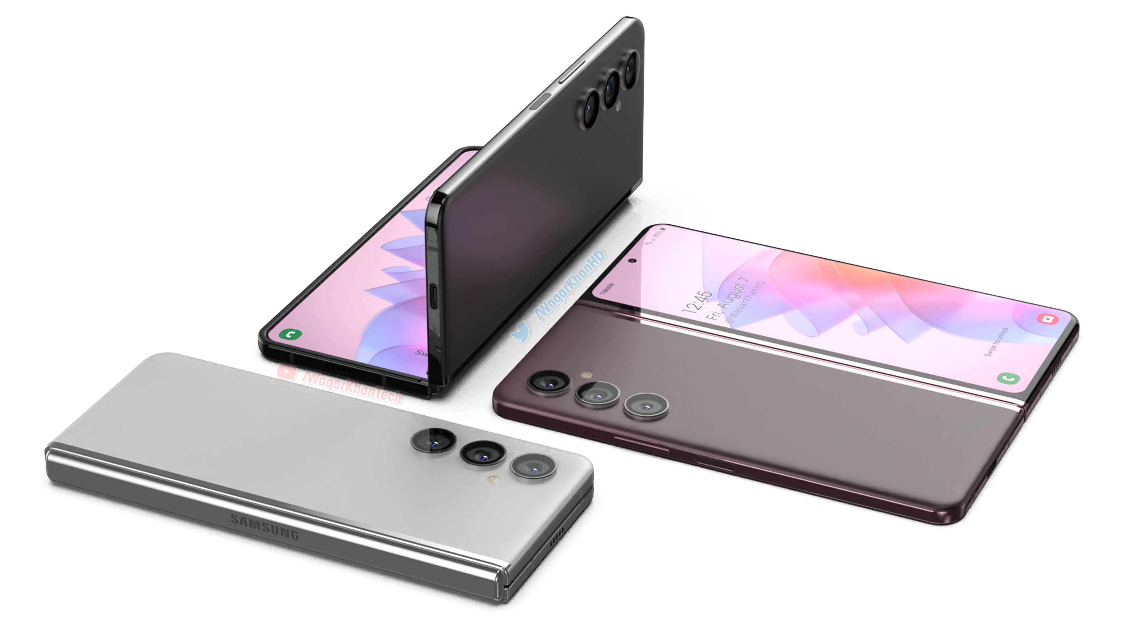 New official looking Samsung Galaxy Z Flip4 renders surface