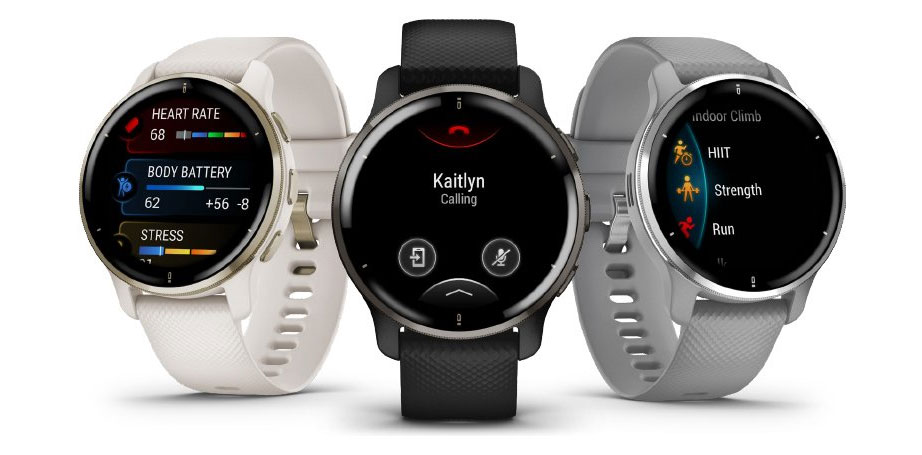 Garmin Venu 2 Plus: 43 mm smartwatch launches in three colours