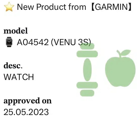 Garmin Venu 3 y Venu 3S en los nuevos archivos SIRIM -   News