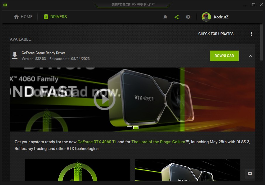 GeForce RTX 4080 SUPER Game Ready Driver Released