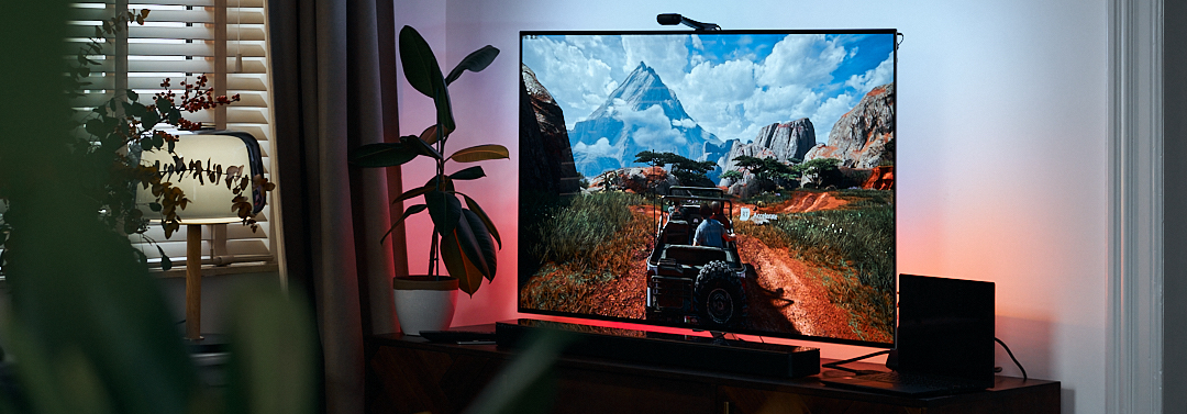 How to position your TV to get the best Ambilight effect