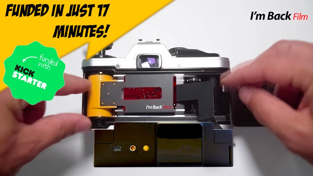 Innovative digital film cartridge raises US$250k in 3 days on Kickstarter, further product details revealed