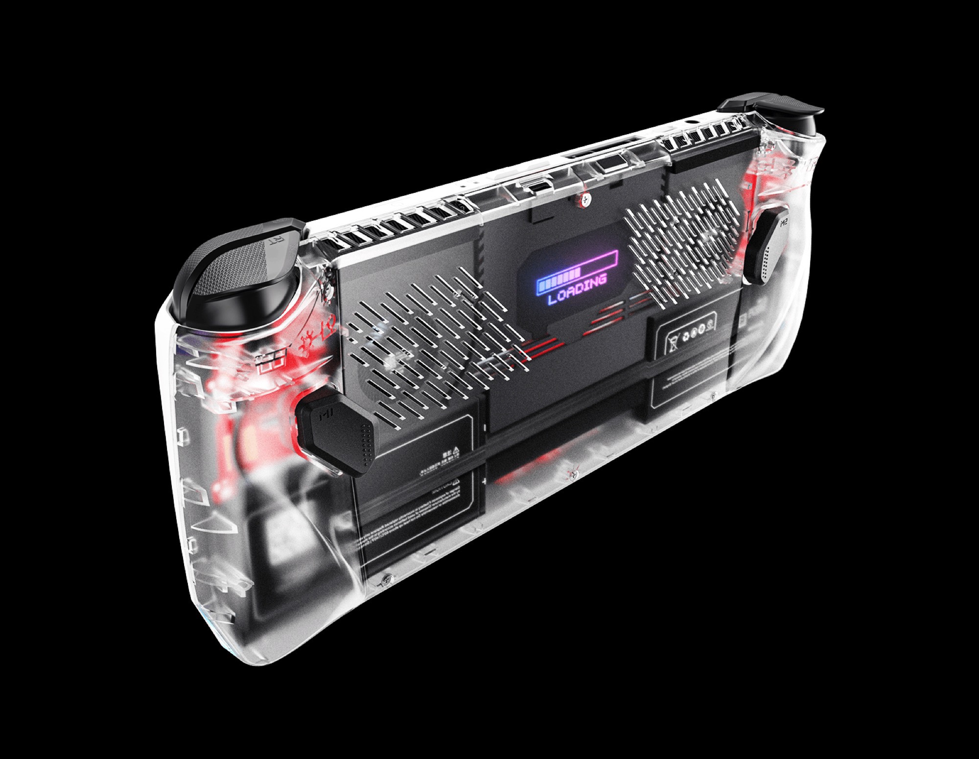 Asus ROG Ally gets transparent case with RGB lighting for