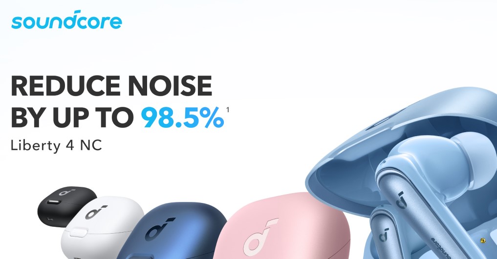Soundcore Liberty 4 NC wireless earbuds debut with second-gen AANC
