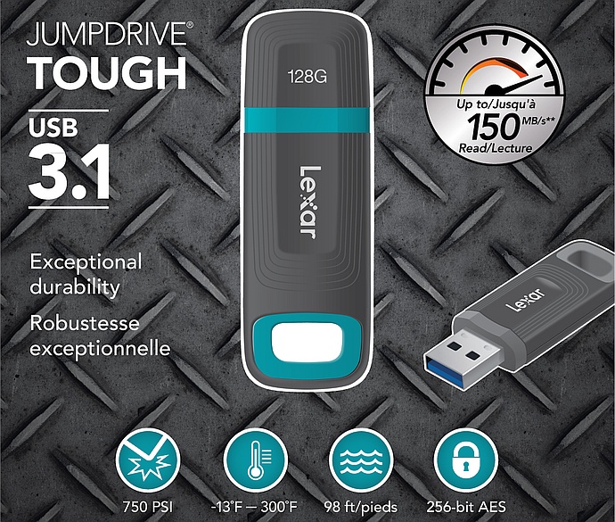 Lexar JumpDrive ruggedized flash drive now available - NotebookCheck.net News