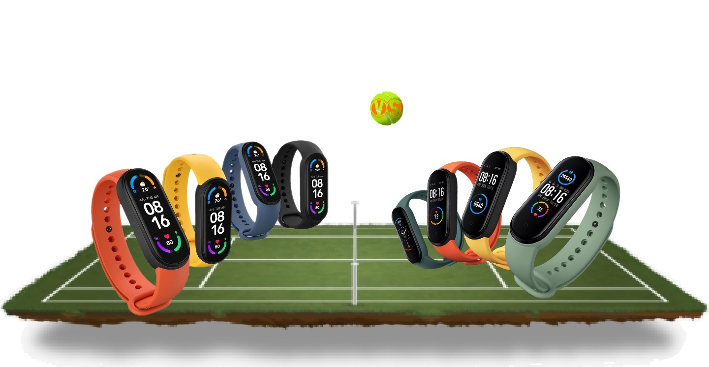 Xiaomi Mi Band 7 vs Mi Band 6: A larger display, bigger battery, and  continuous blood oxygen monitoring for the 2022 model -   News