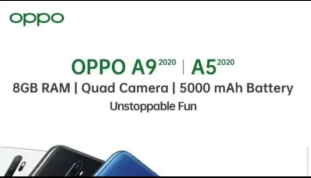 The OPPO A5 (2020) looks like an OPPO A9 (2020) with less RAM