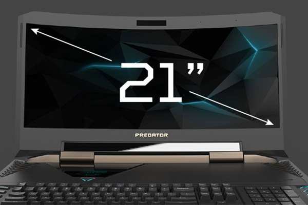 how much does the acer predator 21x weigh