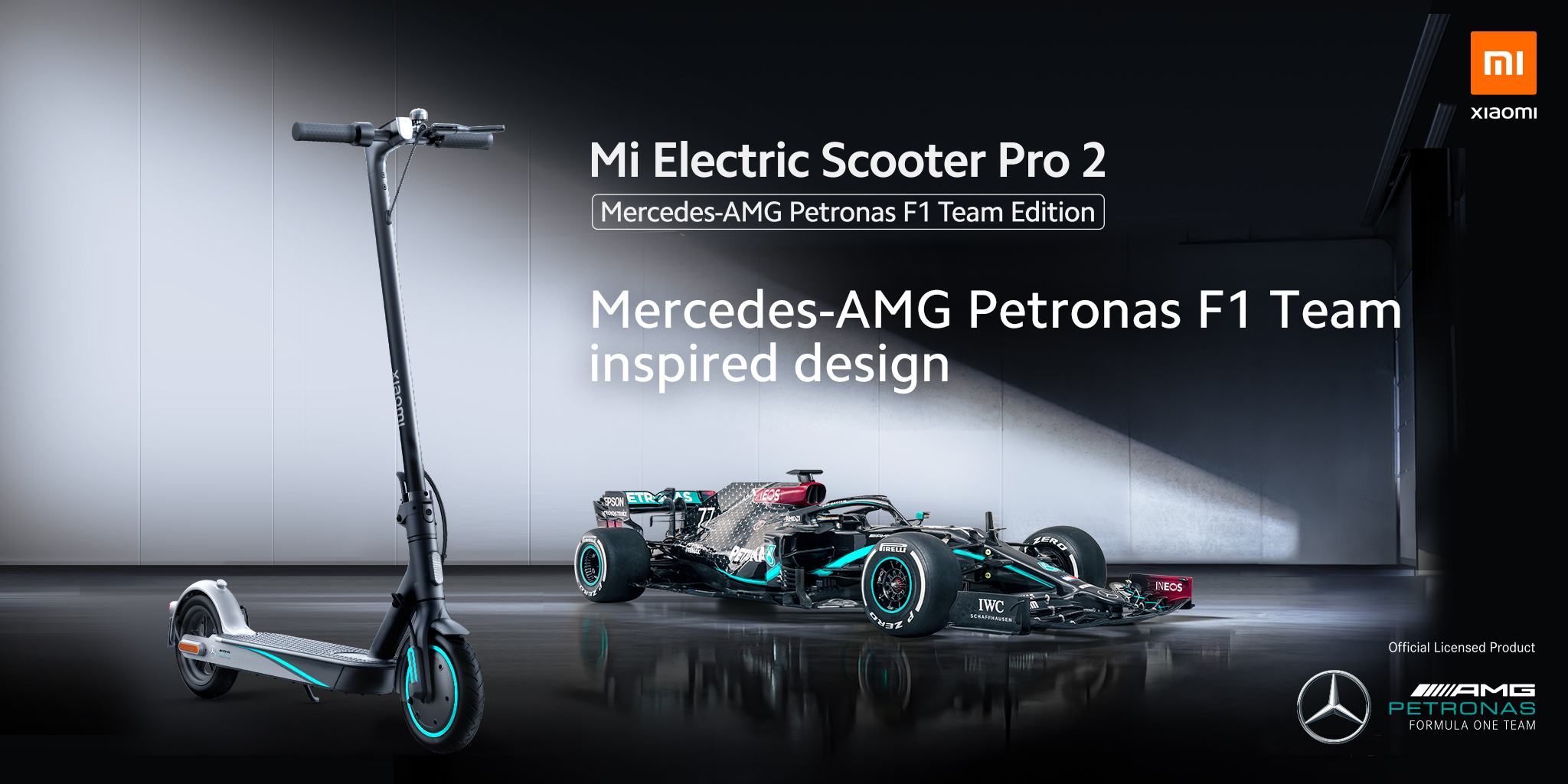 Xiaomi Mi Electric Scooter Pro 2 Mercedes-AMG Petronas F1 Team