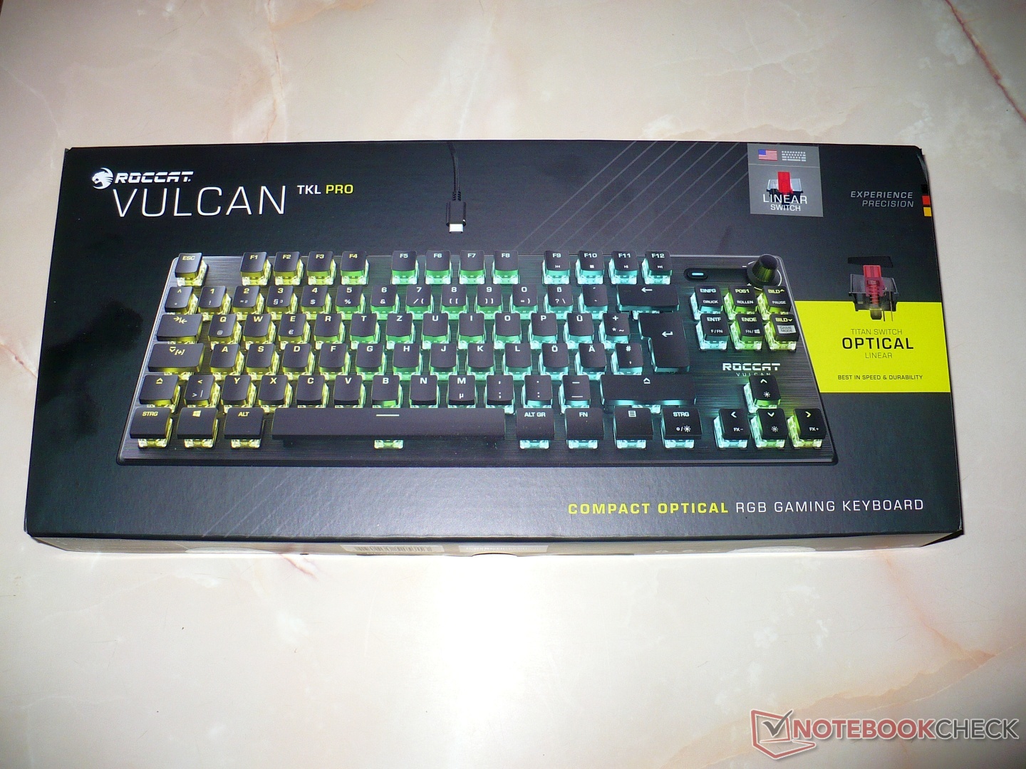 Roccat Vulcan TKL Pro Optical RGB Gaming Keyboard Review