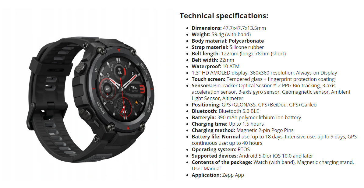 Amazfit T-Rex Pro or T-Rex 2 exposed by FCC listing publication; global  launch planned -  News