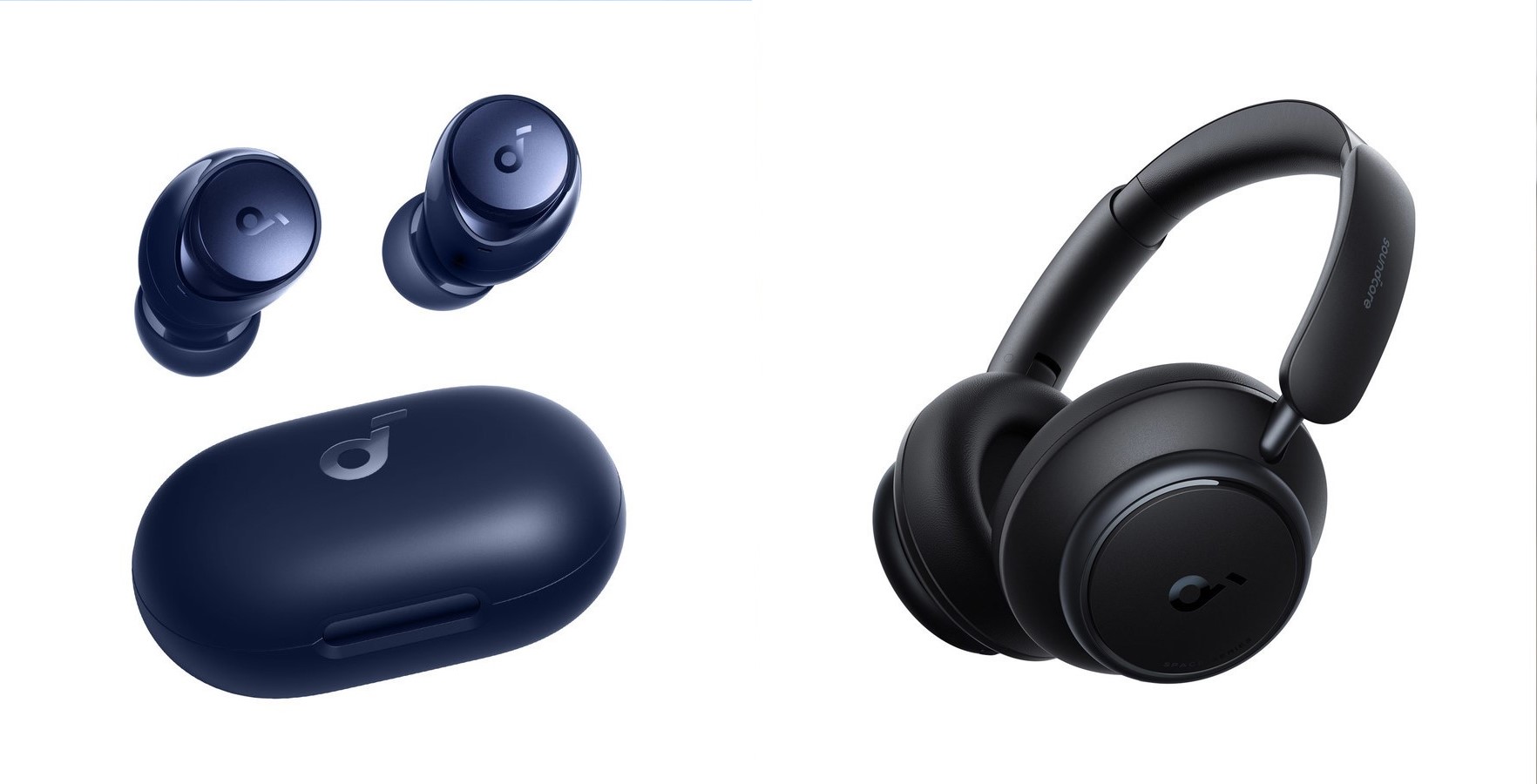 Soundcore Space Q45 headphones and A45 wireless earbuds launch