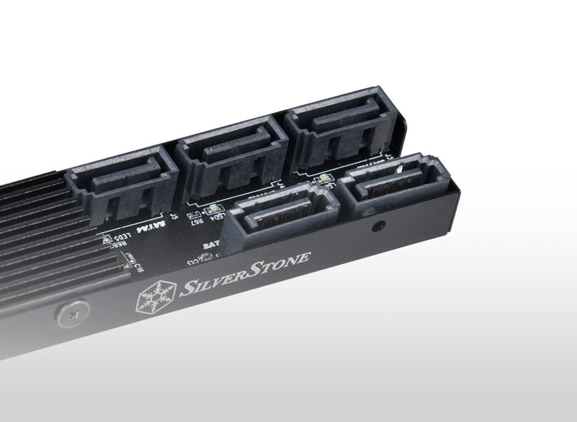 SilverStone ECS07 transforms an M.2 2280 slot into a 5-port SATA