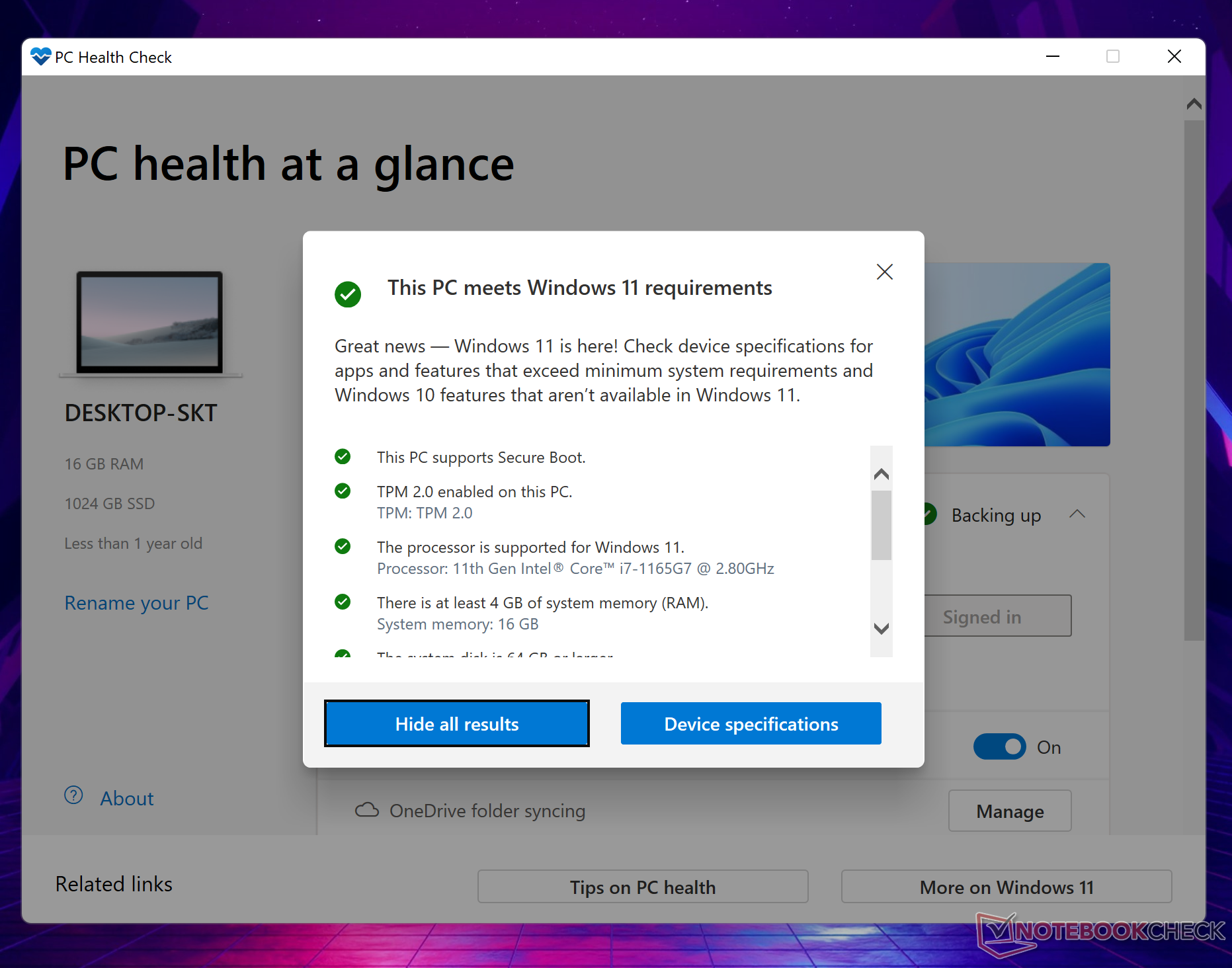 computer health check