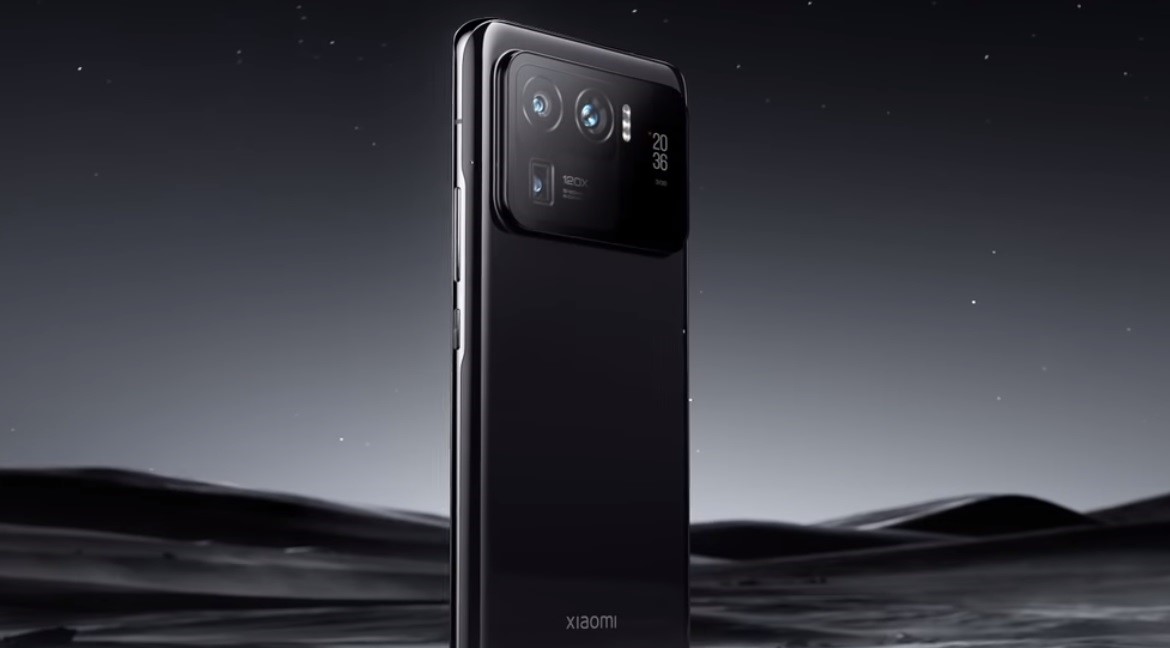 A late-2021 flagship Xiaomi phone with an under-display camera
