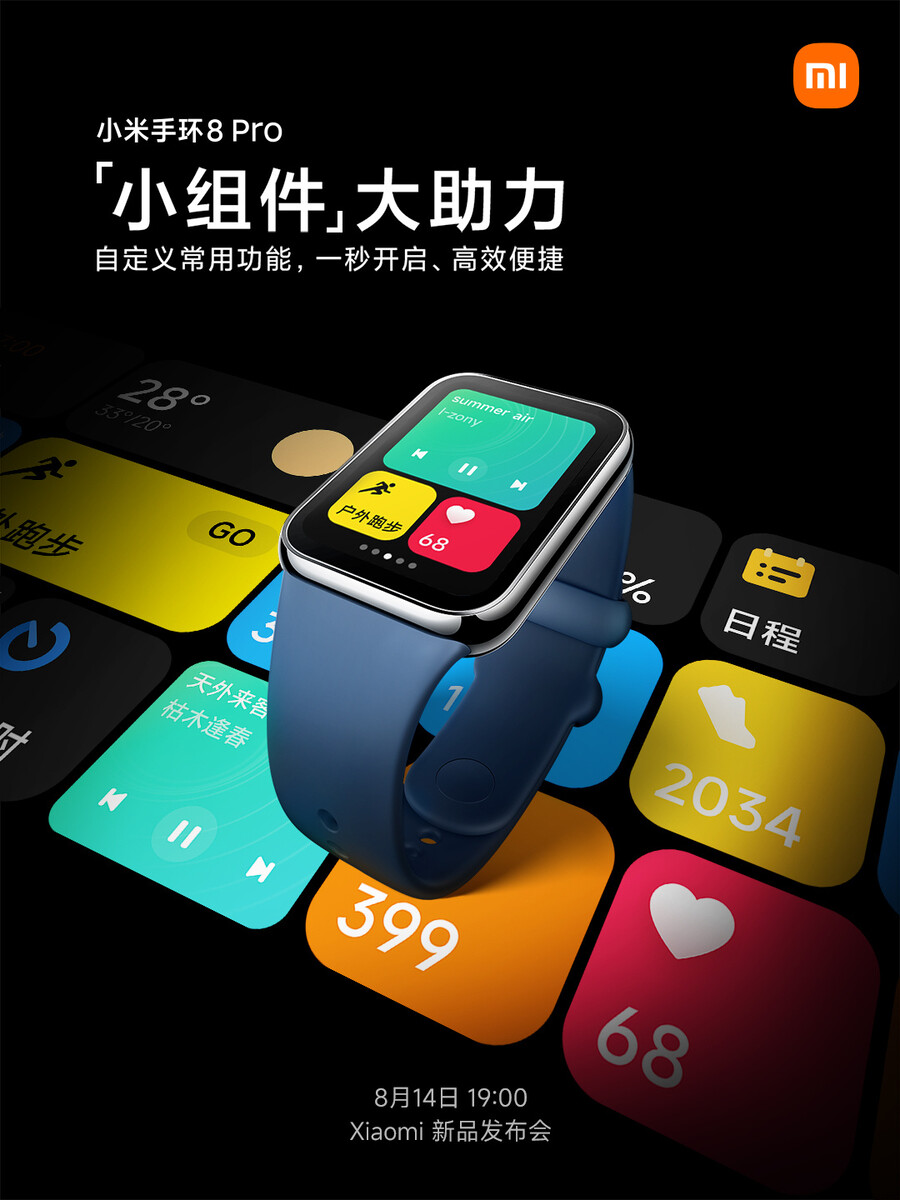 Xiaomi Smart Band 8 Pro debuts as new stylish smartwatch packed