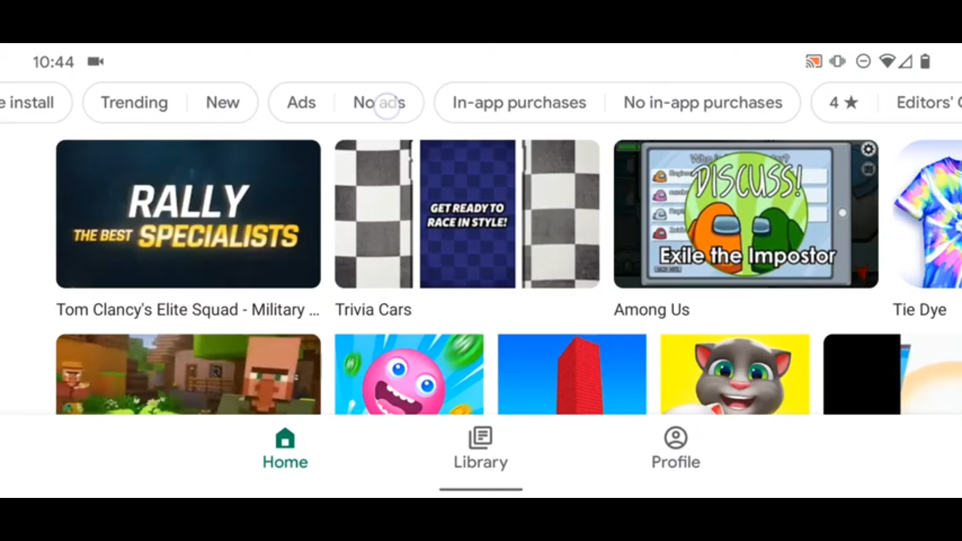 Google adds offline games section to Play Store