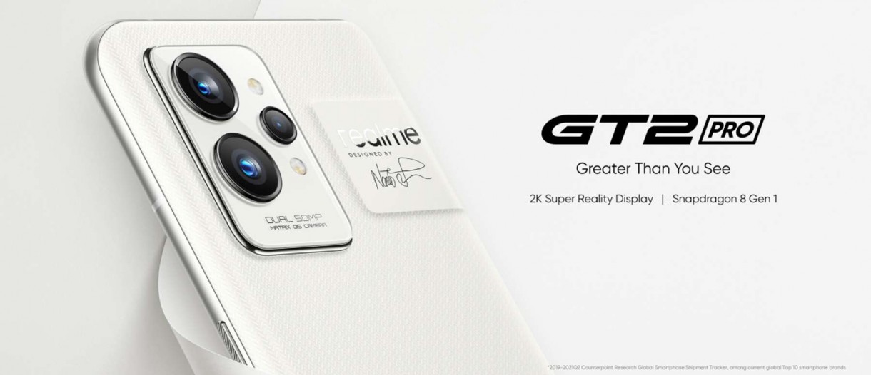 Realme's GT2 Master Explorer Edition will debut LPDDR5X RAM for smartphones  -  News