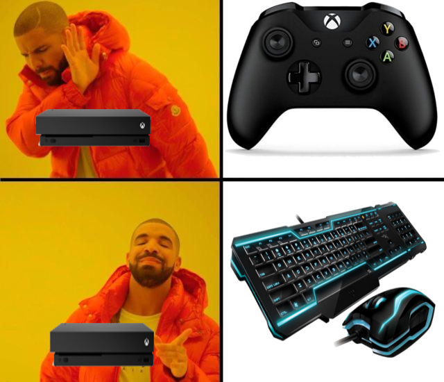 all games on xbox that support mouse and keyboard