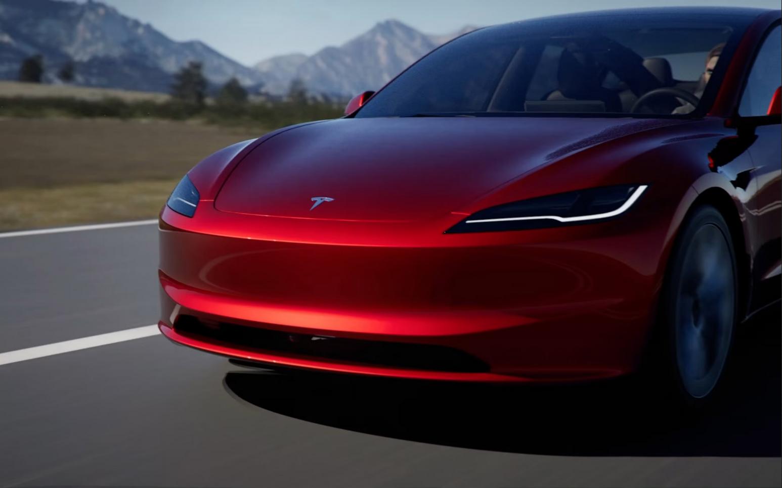 Tesla officially launches new Model 3 'Highland' refresh with sharp, modern  looks to take on maturing EV competition -  News