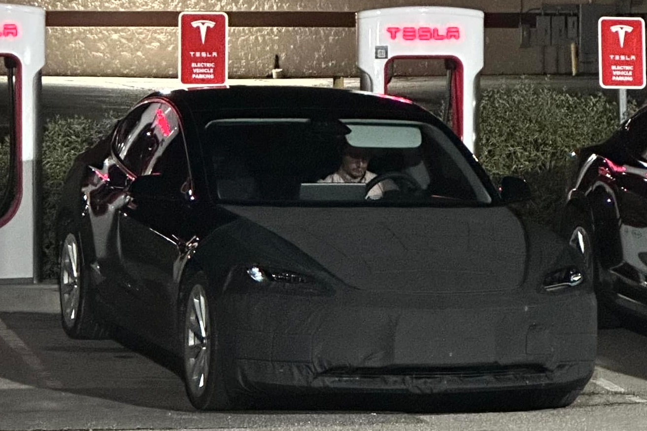 Tesla Model 3 'Highland' Refresh spotted with never-before-seen wheels