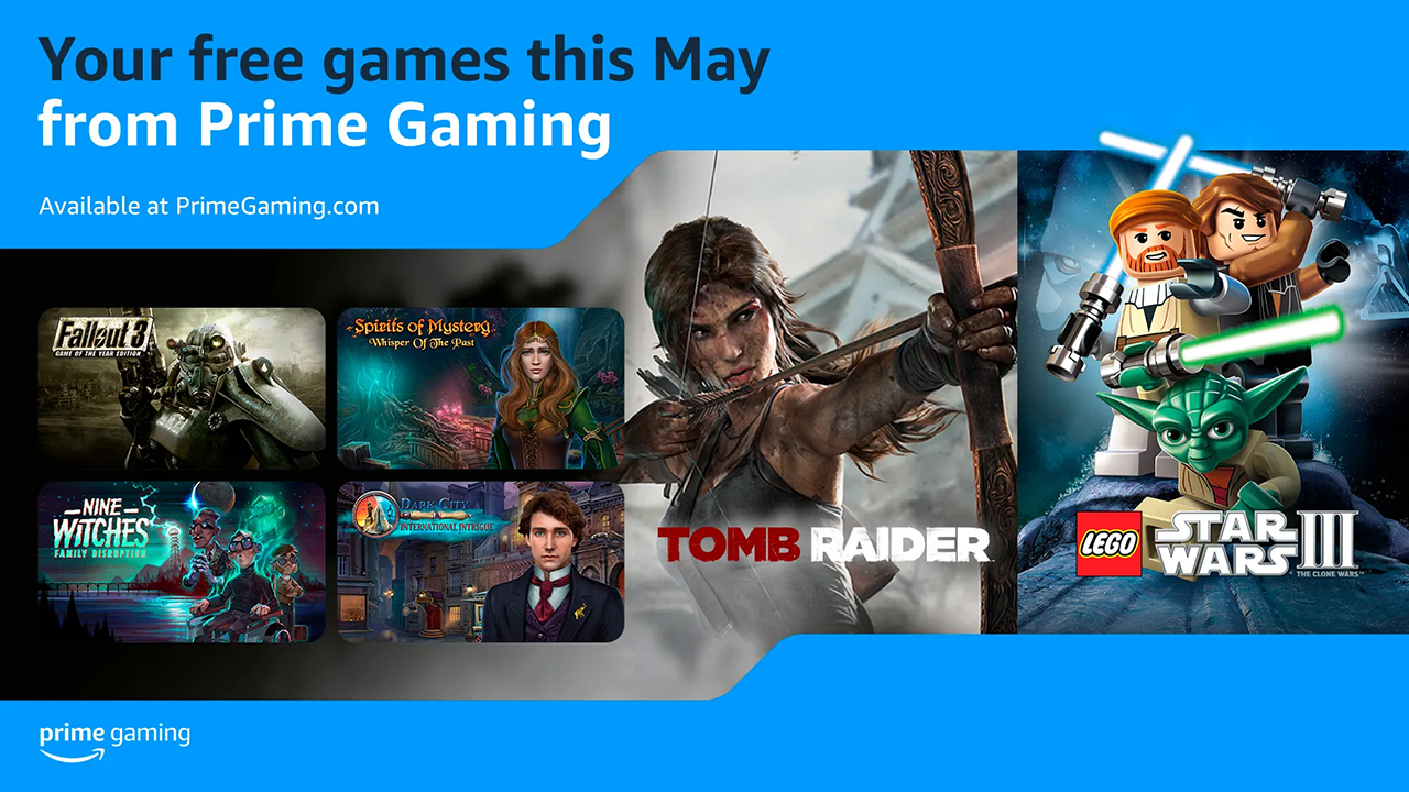 Amazon reveals new free games for May 2024: Tomb Raider GOTY, Fallout 3  GOTY, and more - NotebookCheck.net News