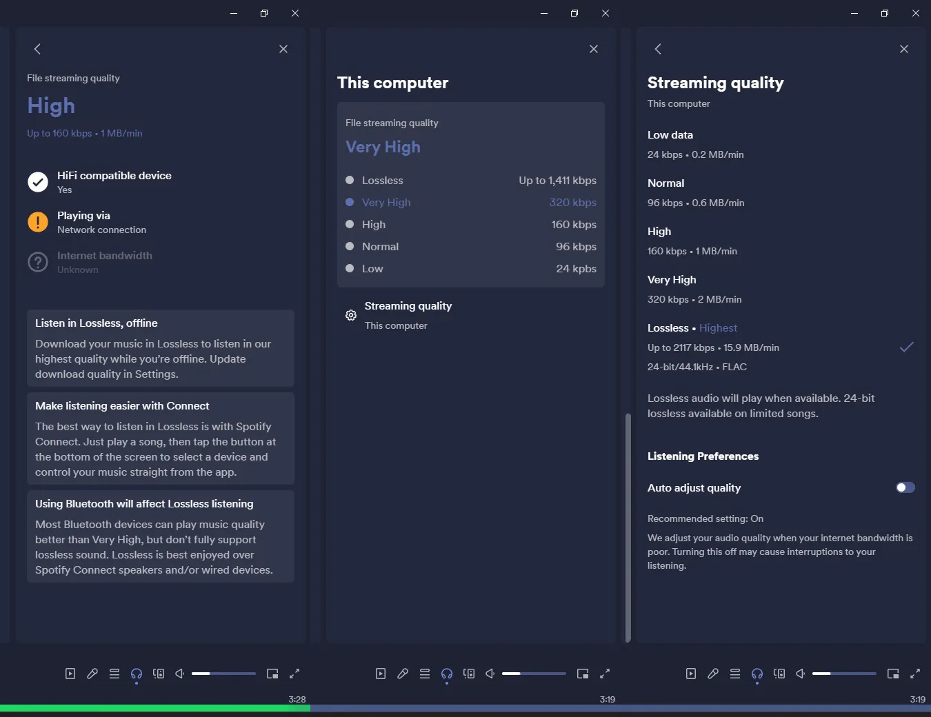 New Spotify HiFi leak showcases UI elements and a few dialog prompts ...