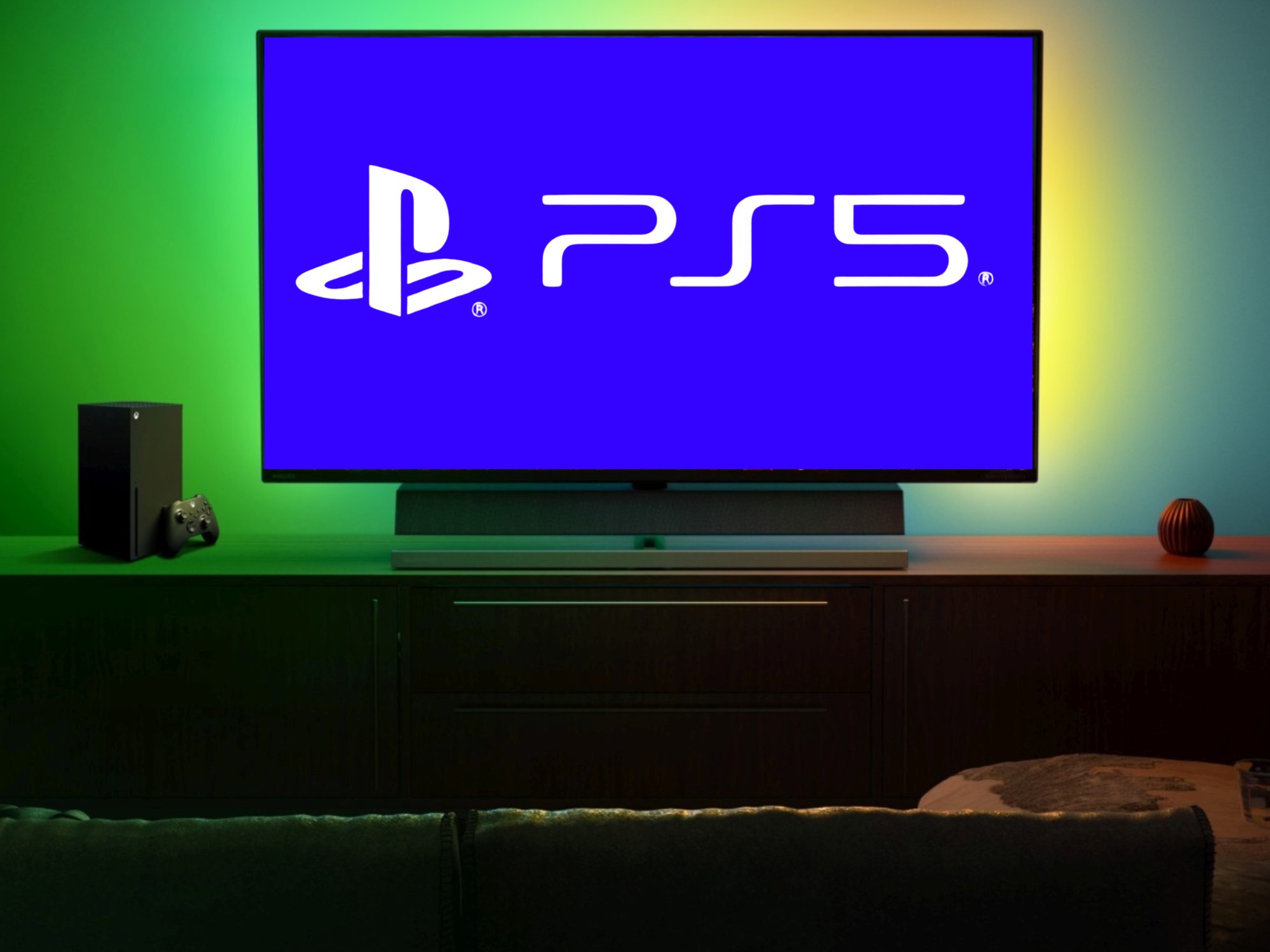 PS5 logo shown on Xbox using Boosteroid cloud gaming (Image source: Xbox Wire, Sony PlayStation)