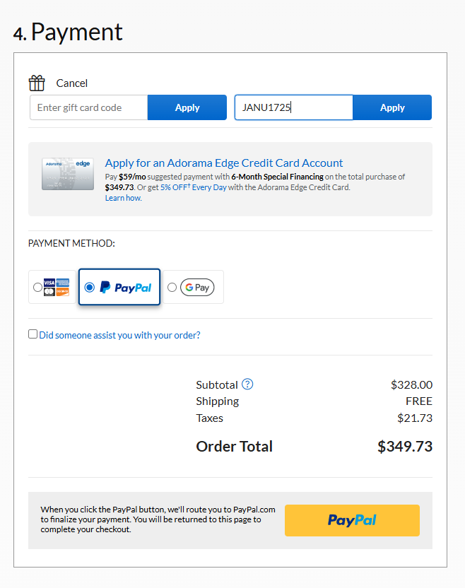 The pricing before the coupon code...